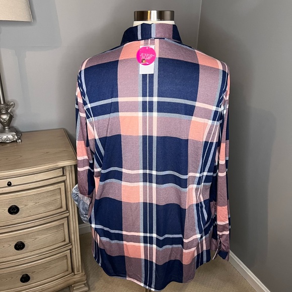 NWT Justify Button-Up Shirt Size 2X - Picture 3 of 5
